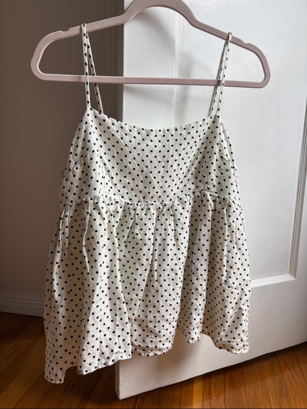 Target x kate spade collab White and Black Polka Dot Tank Top size large